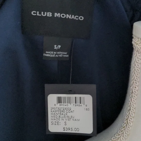 Club Monaco Kasppere Wool Coat